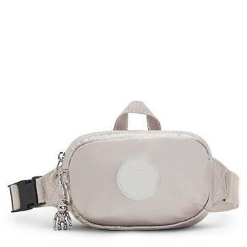 Kipling Alys Metallic Övtáska Bézs | HU 1000QM